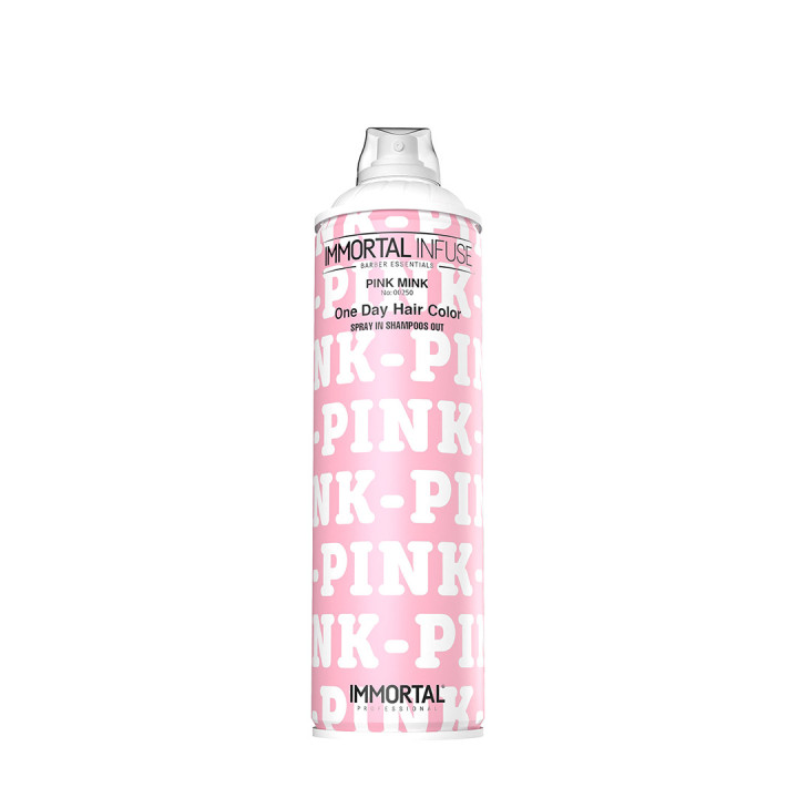 Jednodňová farba na vlasy v spreji-Gold, Silver, Pink, Green, Light Blue (200 ml) Immortal Infuse