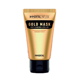 Peel-Off Maska na Tvár – Gold & Black (150 ml) Immortal Infuse