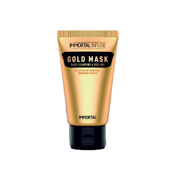 Peel-Off Maska na Tvár – Gold & Black (150 ml) Immortal Infuse