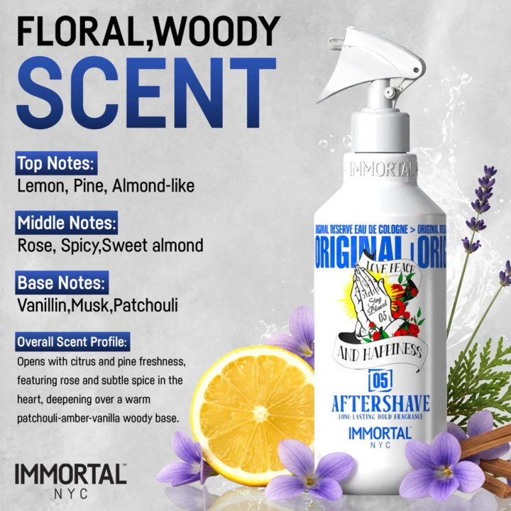 IMMORTAL Stay Blessed Vody po Holení (05 | 06 | 07 | 08)