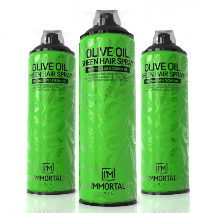 IMMORTAL NYC Olive Oil Sheen Hair Spray 500 ml