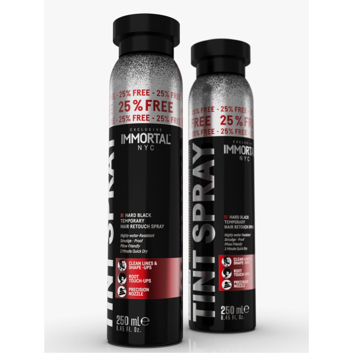 Tónovací Sprej na Dočasné Zafarbenie Vlasov – Tmavohnedý & Čierny (250 ml)