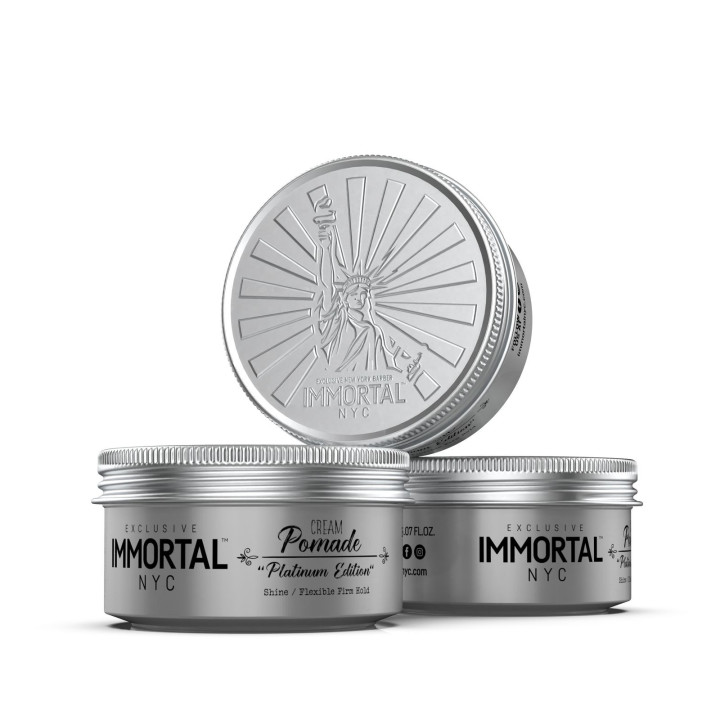 IMMORTAL NYC – Platinum Edition Cream Pomade 150 ml