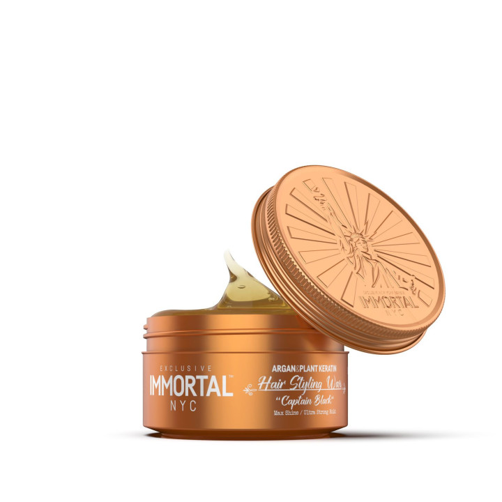 IMMORTAL NYC – Hair Styling Wax Captain Black 150 ml