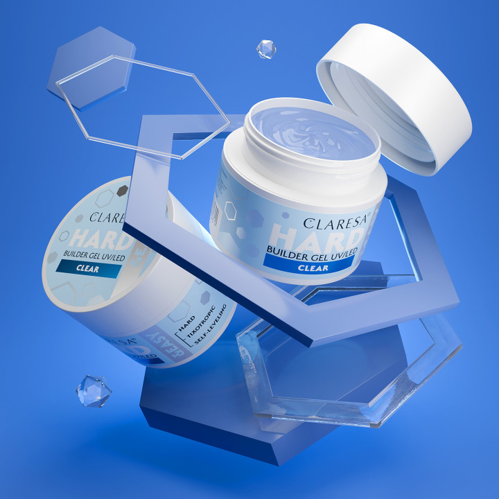 CLARESA HARD & EASY Builder Gel UV/LED – 45 g