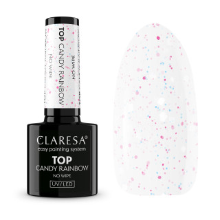 TOP NO WIPE EFFECT TOP COAT – CANDY RAINBOW / SWEET CRUSH