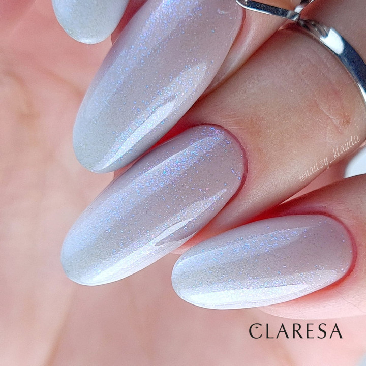 CLARESA TOP GLITTER BLUE / TOP GLITTER SILVER