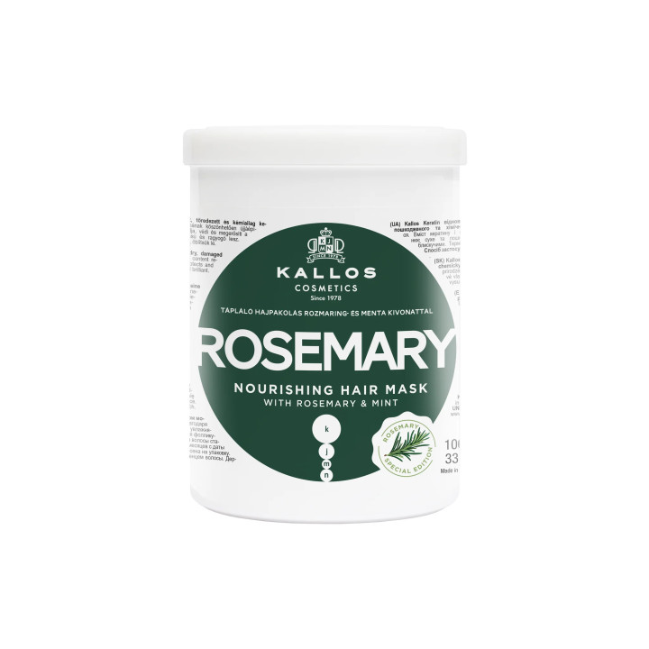 KALLOS KJMN Rosemary Vyživujúca maska na vlasy